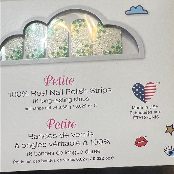 Color Street Petite Green Star Nail Strips - Picture 3 of 4